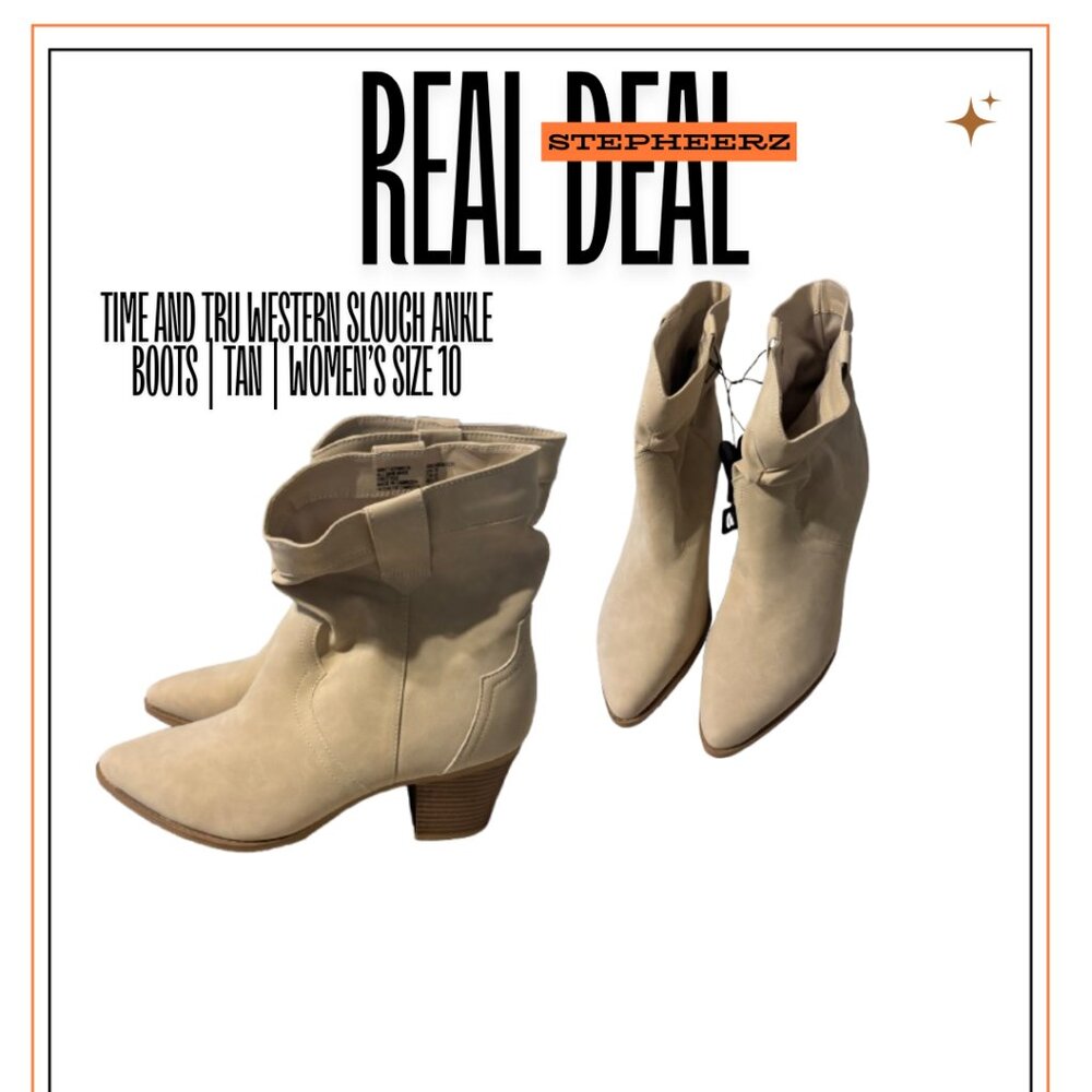 Western Slouch Ankle Boots